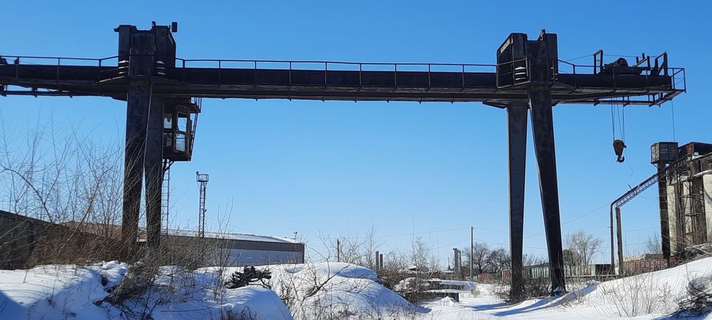 Кран козловой бу (не комплект), один каркас