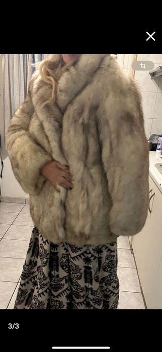 Палто сребурна лисица