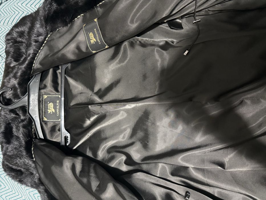 Натуральная норковая шуба