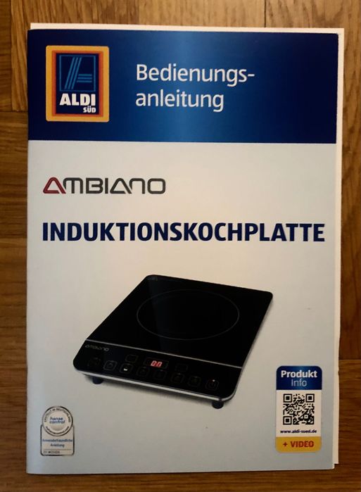 Нов индукционен котлон AMBIANO 2000 W