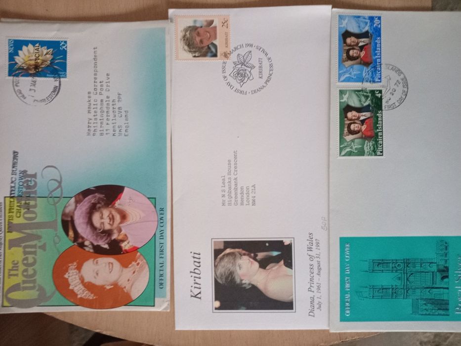 FDC- tari rare Anglia