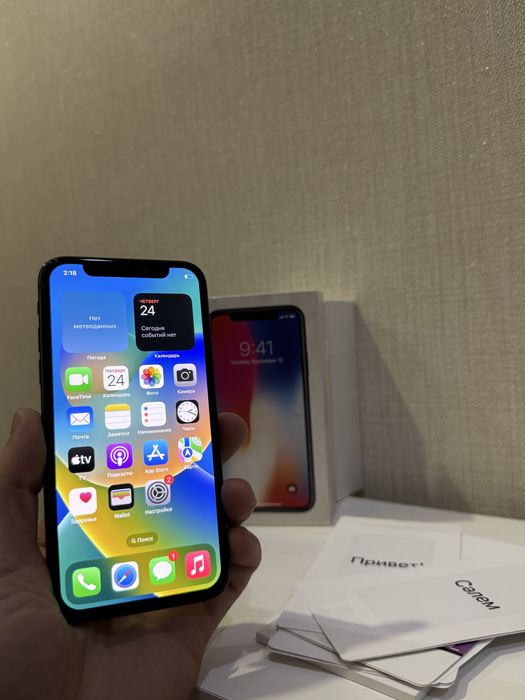 iPhone X 64gb акб 100% торга нет.