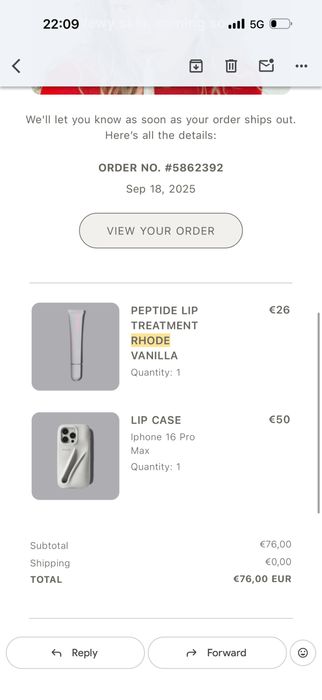 Оригинален Rhode lip case Iphone 16 pro max