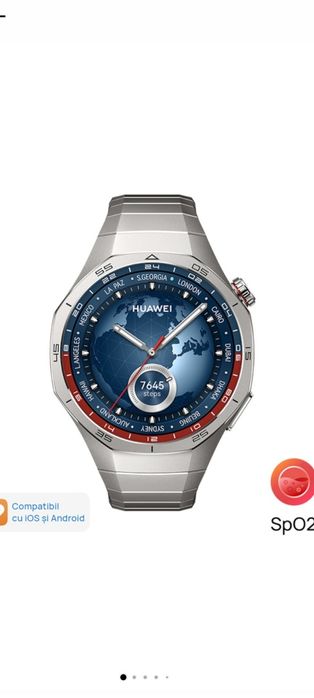 Смарт часовник Huawei Watch GT 5 Pro, 46mm, Titanium Case