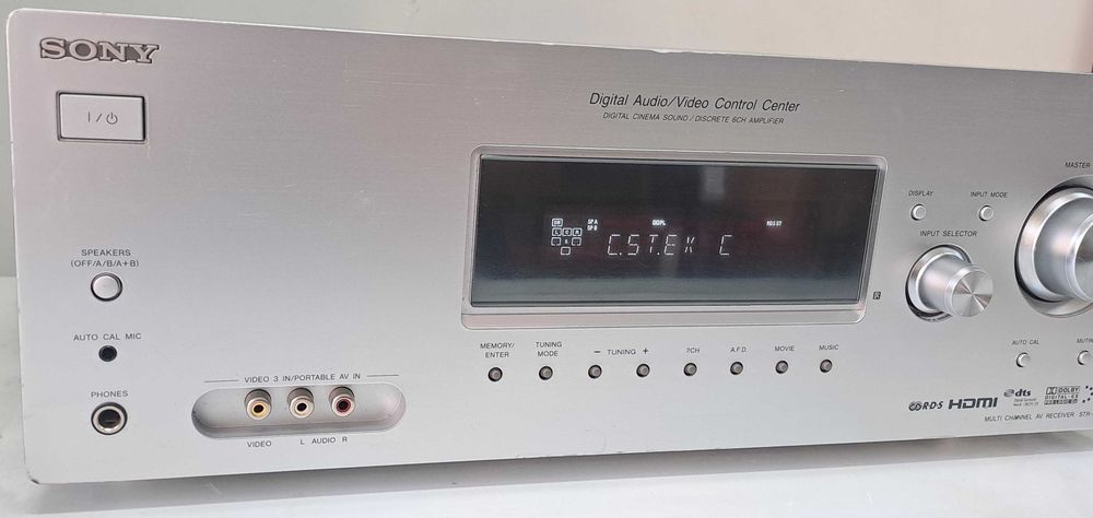 Sony STR K 890 HDMI AV Receiver 6.1 DTS-ES Dolby Digital EX Silver Amplificator