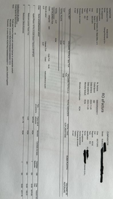 Iphone 16 pro 512 gb desert titanium, garanție, factură, husă Kevlar