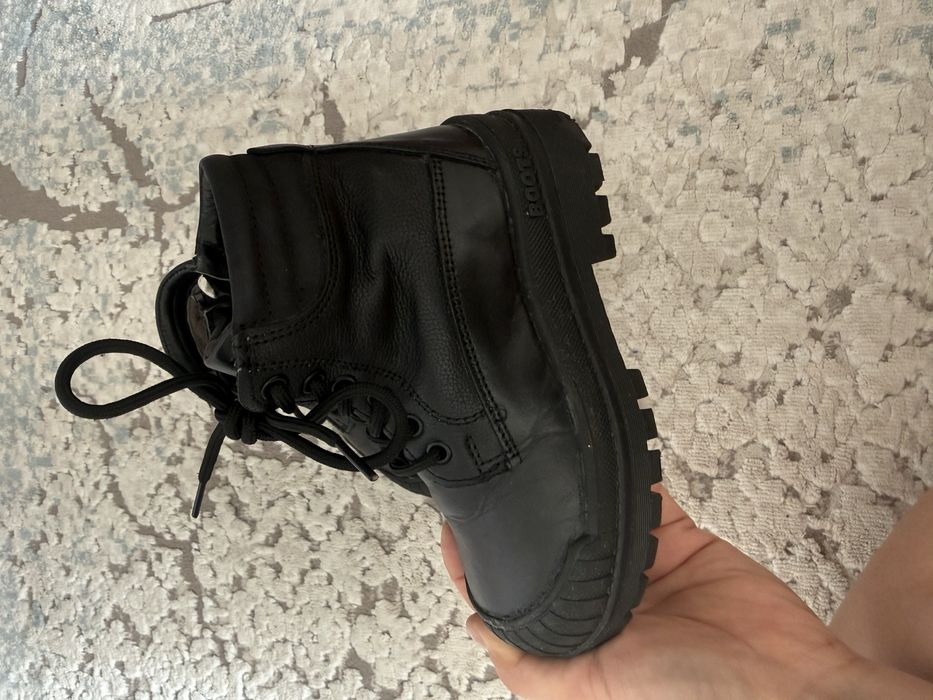 Зимние кожаные ботинки 27р