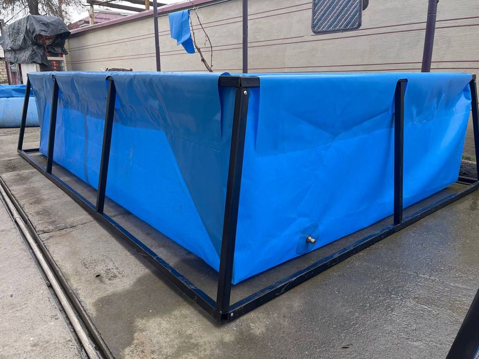 Бассейн каркасный , 2х3 , 2х4 , 3х5 , глубина: 1 метр , под заказ