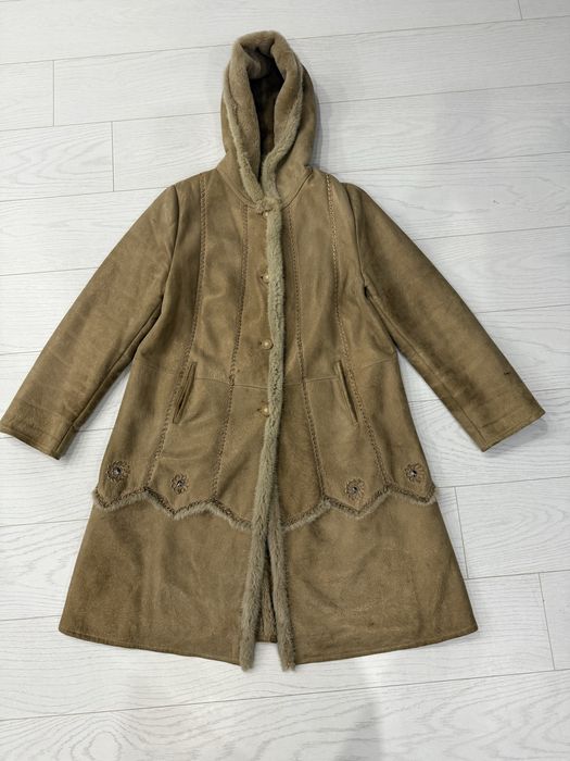 Дубленка очень теплая б/у