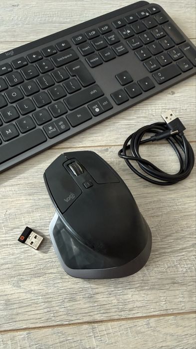 Tastatura Logitech MX keys + mouse MX Master 2S