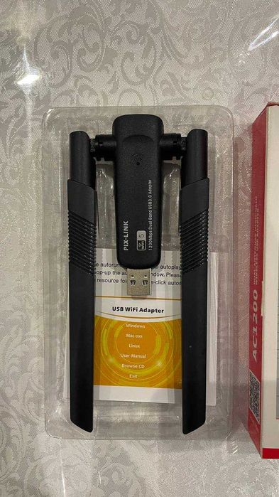 Wi-Fi USB-адаптер Pix‑Link AC1200