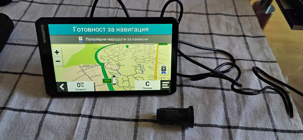 Навигация за камион Garmin Dezl 710 7 инча най-новите карти за цяла Европа и Турция