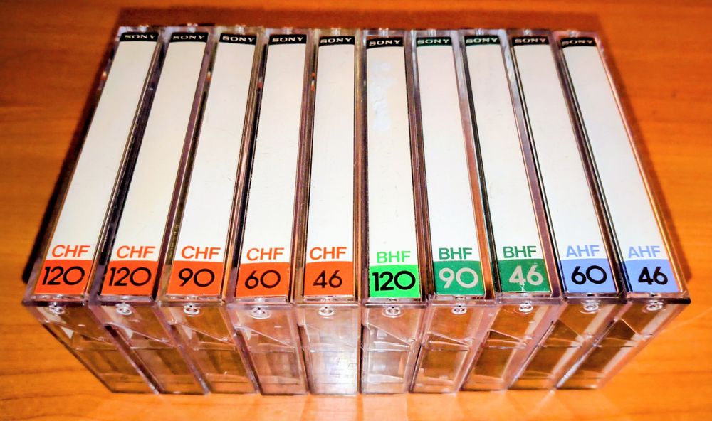 10-Коллекционных Аудиокассет SONY