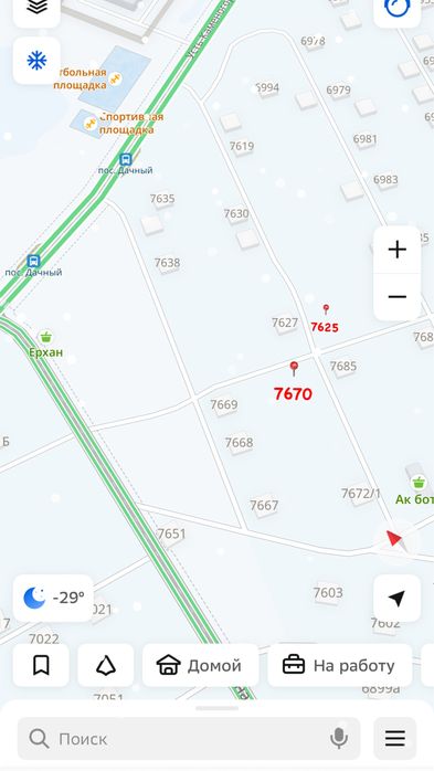 участок правый восточный