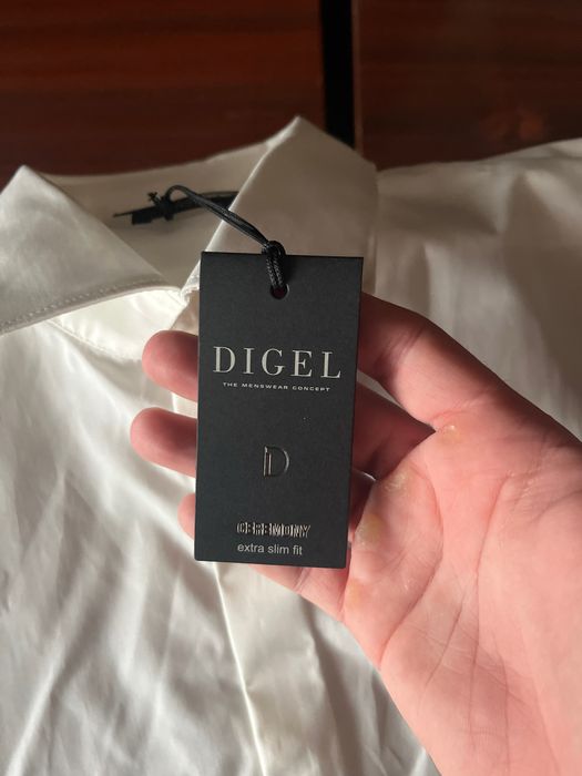 Чисто нова официална мъжка риза DIGEL Ceremony, размер L, Extra Slim Fit