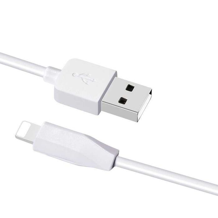 Cablu de date iPhone  1 m, alb , compatibil cu  5 , 6 , 7
