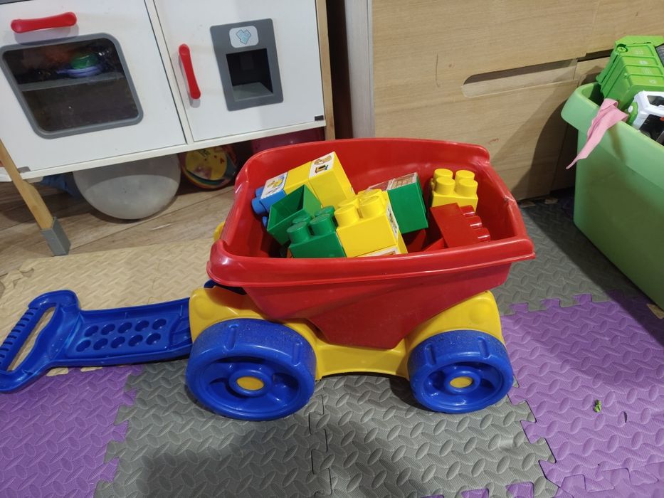 Комплект детски конструктор с количка