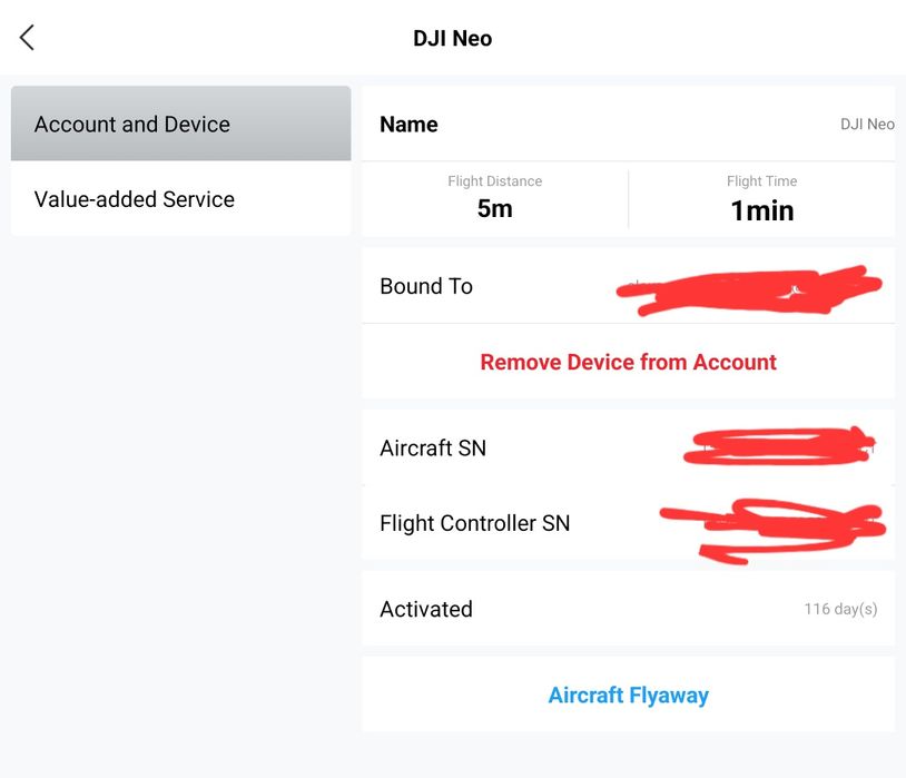 Dji Neo folosita 1 minut-2 baterii-husa