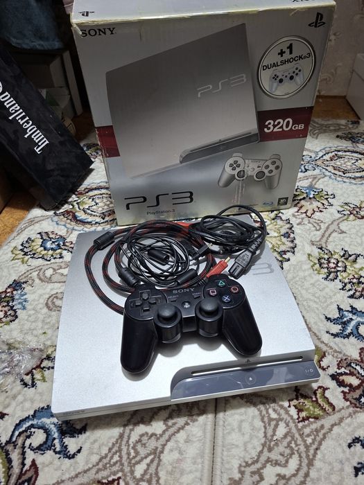 PS3 320 gb slim yangidek turibti