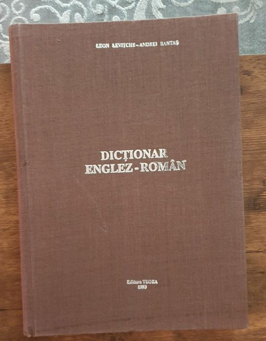 Dictionar englez - roman. Leon Levitchi, Andrei Bantas (70000 cuvinte)