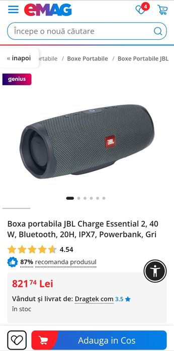 Boxa Jbl Charge Essential 2