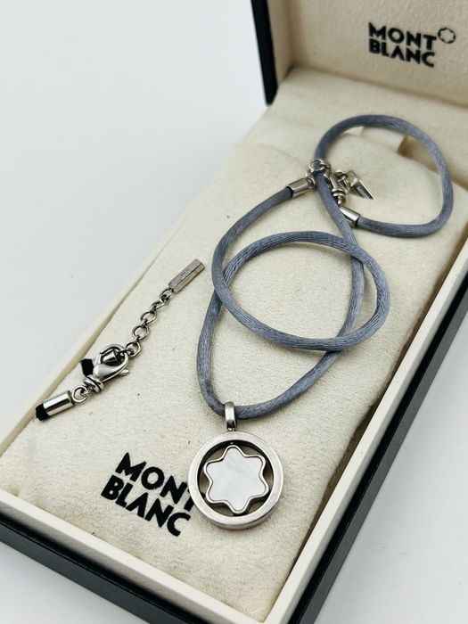 Montblanc сребърно дамско колие 925