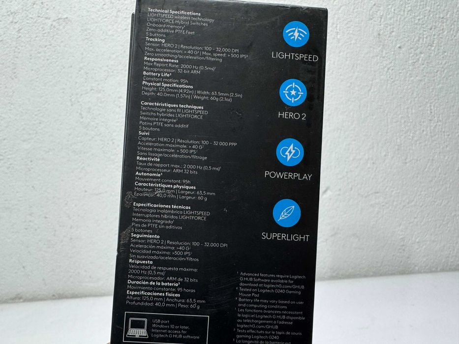 Мишка геймърска Logitech PRO X Superlight 2