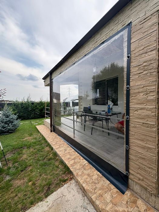 Folie terasa transparenta Cristal premium terase foisor foisoare