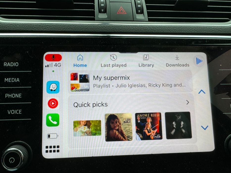 Skoda SmartLink CarPlay Android-Auto Octavia Superb Kodiaq 2015-18