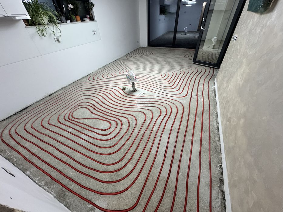 Incalzire in pardoseala prin canelare fara inaltare