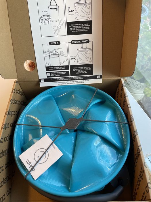 - 51 % Сгъваема кофа 9 литра за къмпинг, двор, домашна употреба