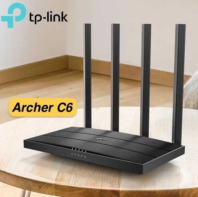 Chegirma! TP-Link Archer C6 AC1300 Wi-Fi routeri, MU-MIMO