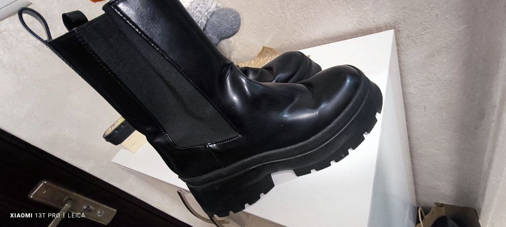 Дамски zara ест.кожа