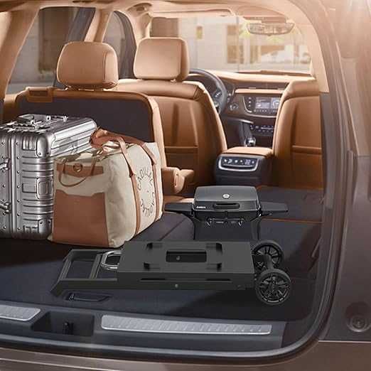 WELL GRILL Cărucior BBQ Masă pentru grătar