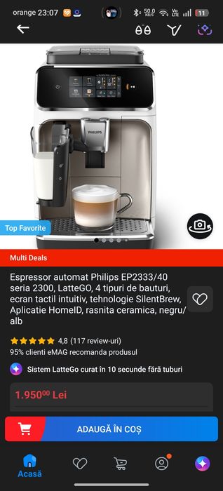 Espressor Philips EP2333