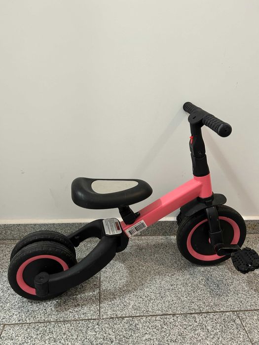 Детско колело с три функции: триколка; двуколка или балансиращо колело