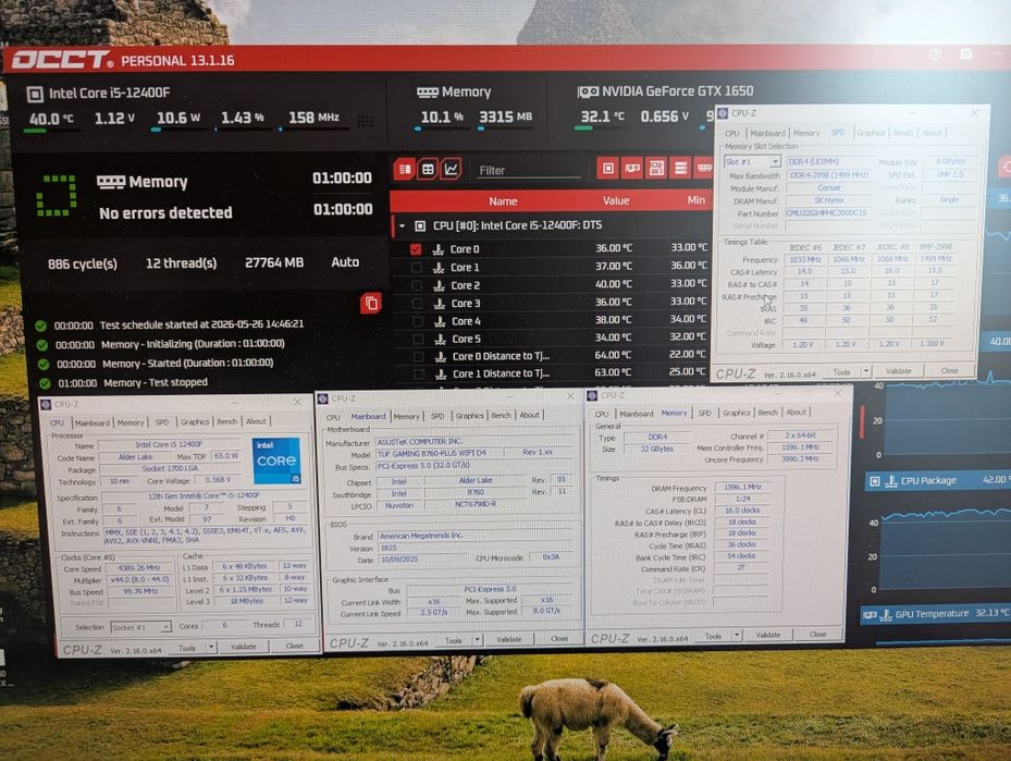 32GB (4x8GB) Corsair Vengeance LED RED | DDR4-3000 @DDR4-3200 CL16 | DDR4 RAM памет за AMD AM4 и за Intel системи