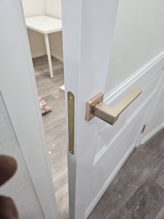 Установка дверей. Обой. Покраска