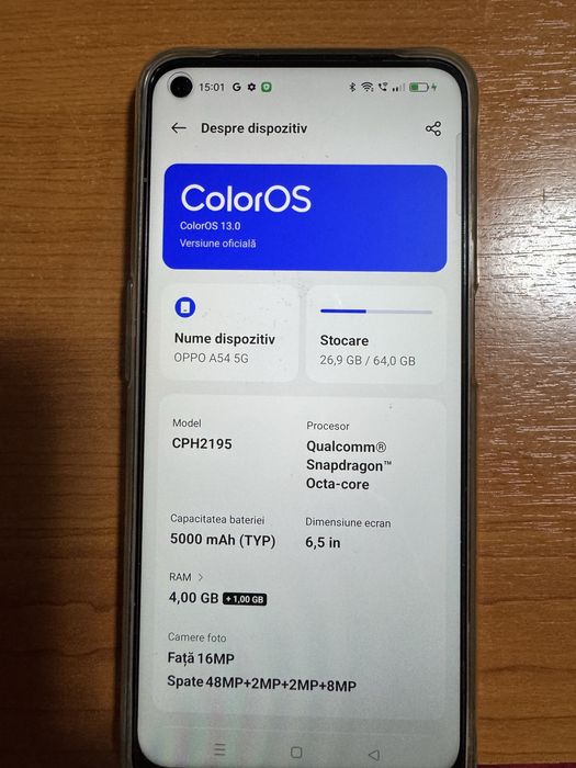 Telefon oppo A54 5G