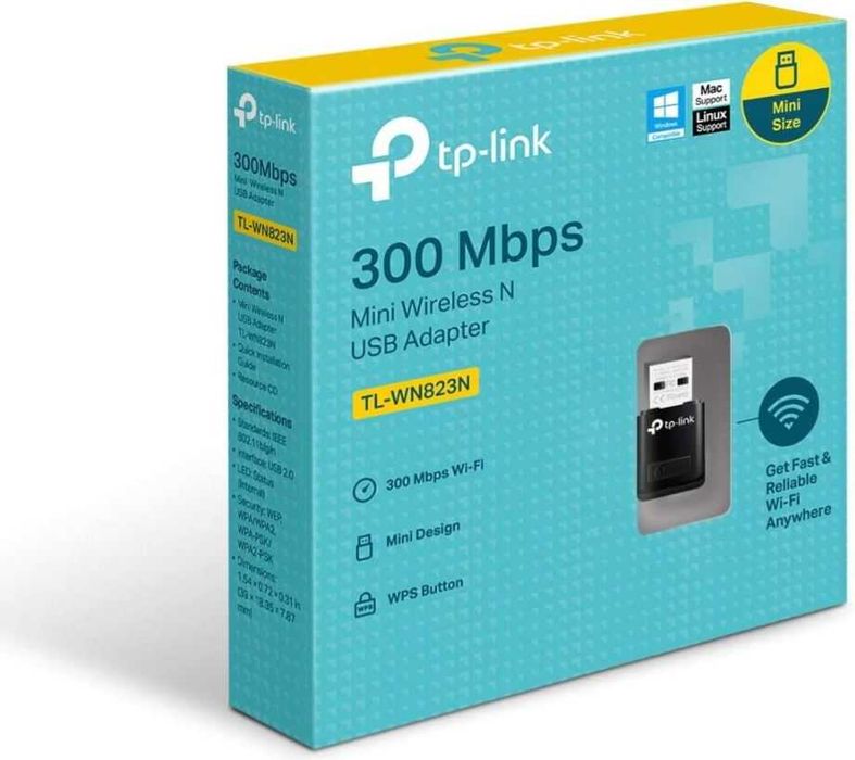 Wi-Fi Приемник TP-LINK / TL-WN823N / 2.4 ГГц