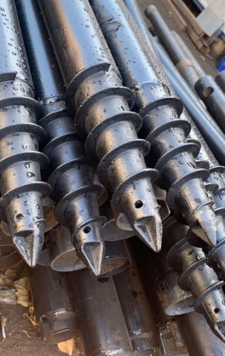 Винтовые сваи однолопастные