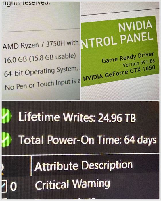 15.6 IPS/ Ryzen 7 /GTX 1650 / 16GB /SSD / Asus TUF /RGB /MIL-STD-810