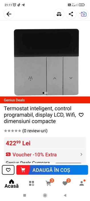 Termostate cu wifi 2 bucati