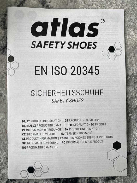 Sandale de protecție Franz-Mensch Atlas Flash 1605 XP