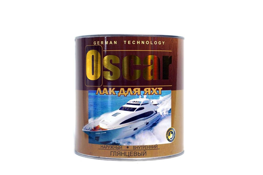 Lak Oskar Yaxt 0.8 kg / 2.5 kg – yog‘och uchun mustahkam himoya lak