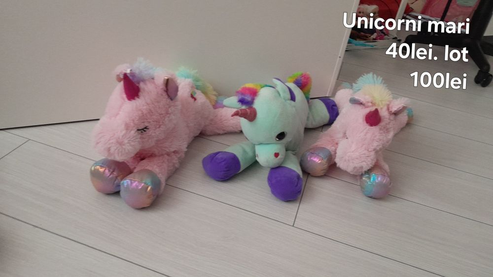 Jucării de plus diverse animalule  copii și muzicale