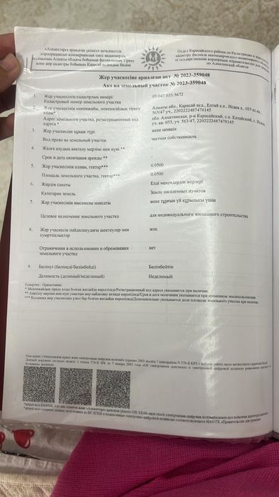 Продаю участки по 5 соток ИЖС. Поселок Исаев не далеко от школы.