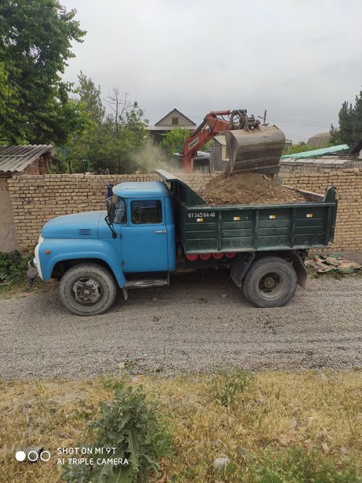 Доставка строй материалов на ЗИЛ самосвале ZILda YUK Tashish