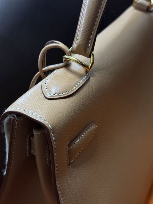 Geantă Hermès Kelly 32 Sellier Gold Epsom