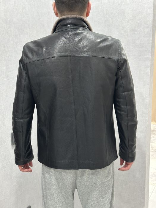 Кожанная дубленка